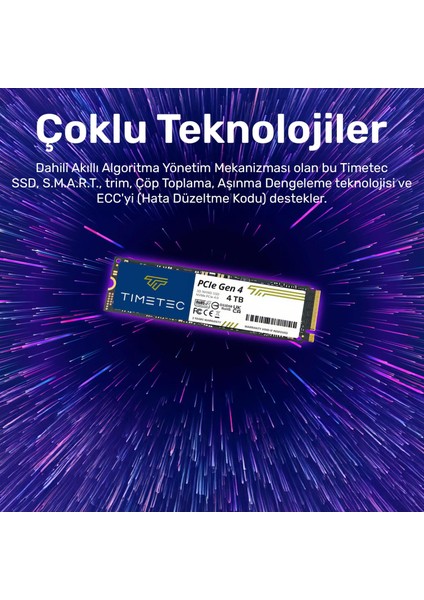 Elite MS40 4tb 5000/4700MB/S GEN4X4 22X80 M.2 Nvme SSD indirimleri