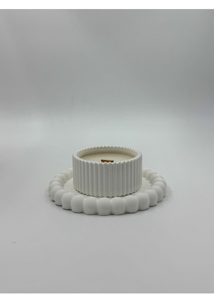 Kavun Kokulu Mum, Özel Tepsili Soya Wax Doğal Dekoratif Mum modelleri