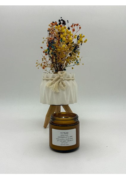 Soya Wax Vanilya Kokulu Mum – Doğallıkla Gelen Sadelik ve Şıklık
