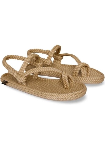 Hawaii Kauçuk Tabanlı Kadın Halat Sandalet - Bej fiyatları
