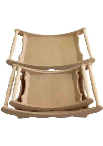 Mdf 3'lü Dekoratif Tepsi Seti fiyatları