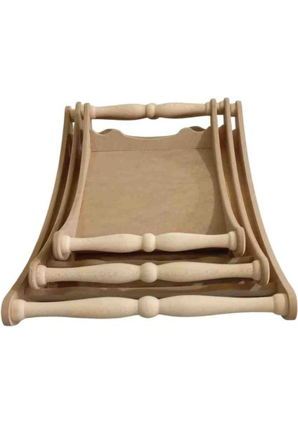 Mdf 3'lü Dekoratif Tepsi Seti modelleri