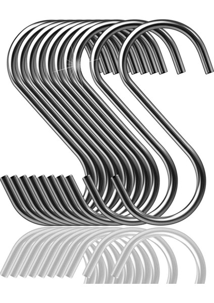Metal Kanca, S Kanca, Banyo Mutfak Elbise Dolabı Askı S Kanca 8,5 cm Demir Kanca fırsatları