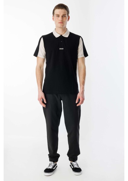 Limitless Erkek Siyah Polo Tişört (BCT25100-02)