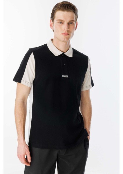 Limitless Erkek Siyah Polo Tişört (BCT25100-02)