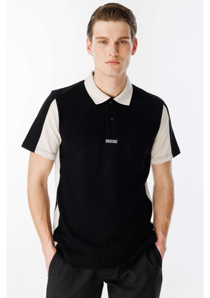 Limitless Erkek Siyah Polo Tişört (BCT25100-02)