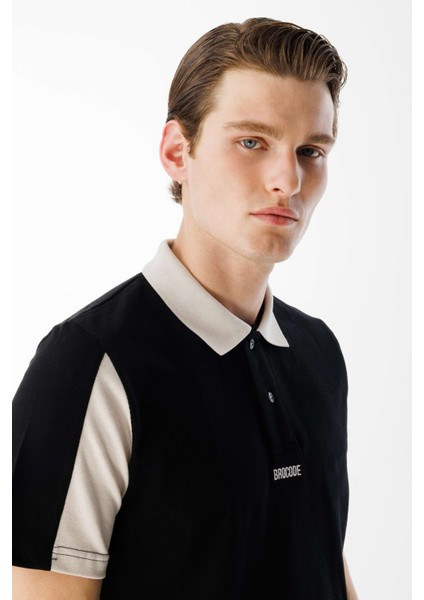 Limitless Erkek Siyah Polo Tişört (BCT25100-02)