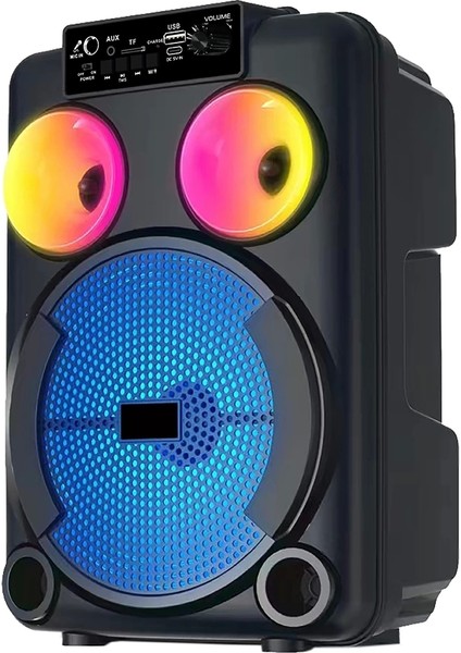 GD-892 Mikrofonlu Rgb Tws 8 Inç Stereo Bass Kablosuz Karaoke Hoparlör