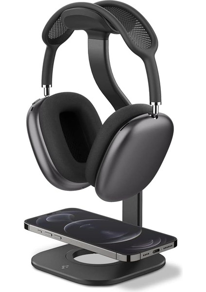 Magfit iPhone & Airpods Max Için Magsafe Özellikli Şarj Standı (Magsafe Şarj Dahil Değildir) Black S380 - AMP02818