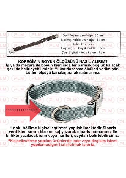 Gerçek Deriden El Yapımı Köpek Tasması, 50CM Ayarlanabilir Ölçü, Turuncu