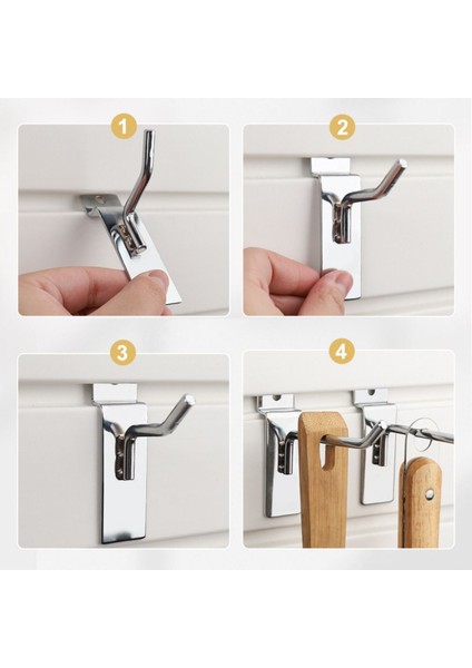 Kanallı Pano Kancası 15 cm 10/50/100 Adet Paslanmaz Nikel Kaplamalı Extra Güçlü fırsatları