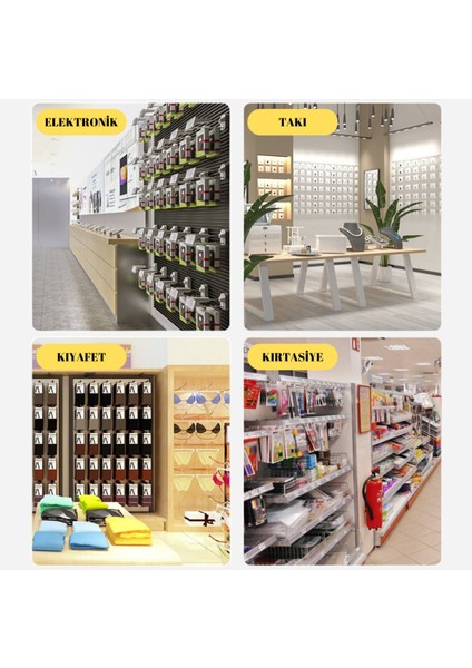 Kanallı Pano Kancası 15 cm 10/50/100 Adet Paslanmaz Nikel Kaplamalı Extra Güçlü indirimleri