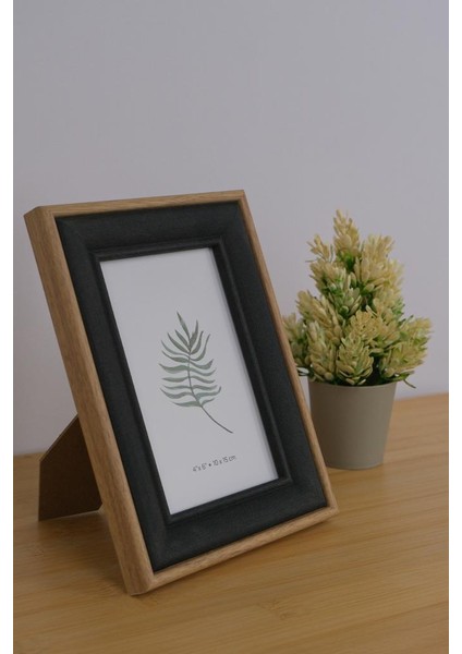 Dekoratif Mdf Resim Fotoğraf Çerçevesi 10 x 15 Siyah THN76453 C1-1-18
