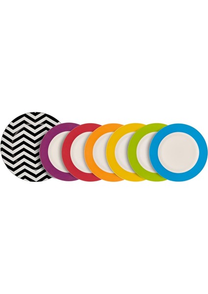 Zigzag 12 Parça 6 Kişilik Yemek Takımı
