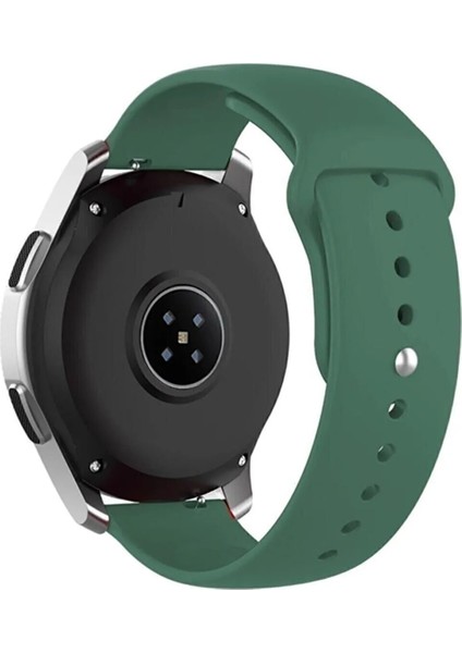 Huawei Watch Gt4 / Gt5 / Gt6 41mm ile Uyumlu Yumuşak Silikon Spor Kordon Strap 18mm