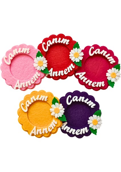 Anneler Günü, Keçe - Canım Annem Çerçeve Mıknatıslı