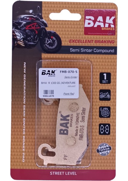BMW R 1300 GS ADVENTURE ARKA FREN BALATASI. YARI SİNTER