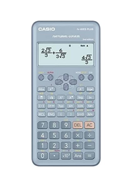 FX-82ES Plus Mavi Bilimsel Fonksiyonlu Hesap Makinesi 2.versiyon