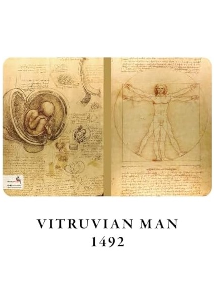 Renaissance Series - A6, Da Vinci 4'lü Defter Seti, Çizgisiz, Toplam 192 Sayfa, Her Biri 48 Sayfa, Tel Dikiş, Esnek Kapak, Oval Kenar, Tuval Doku, 60 Gram, Sarı Krem Renk