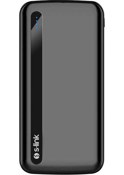 IP-G11N 10000MAH Micro+Usb+ Type-C Giriş+Çıkış Siyah Taşınabilir Pil Şarj Cihazı Powerbank