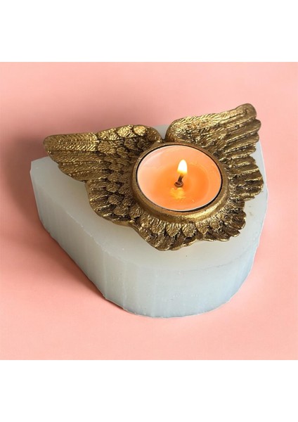 Kuş Kanadı Modeli Tealight Mumluk Silikon Kalıbı fiyatları