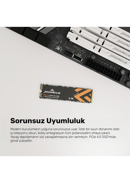 Pinnacle Pro MS47 2tb 7400/6100MB/S GEN4X4 22X80 M.2 Nvme SSD