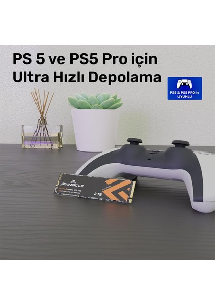 Pinnacle Pro MS47 2tb 7400/6100MB/S GEN4X4 22X80 M.2 Nvme SSD