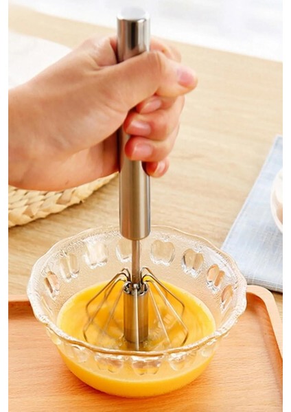 Group - Bas Çek Mikser El Çırpıcısı Bas Çek Çırpma Teli Paslanmaz Çelik Otomatik Çırpıcı Basmalı Çırpıcı