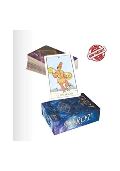 Tarot Kart Seti 78 Kartlı Sadece Kart,