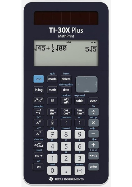 Instruments TI-30X Plus Mathprint Bilimsel Okul Hesap Makinesi (4 Satırlı)