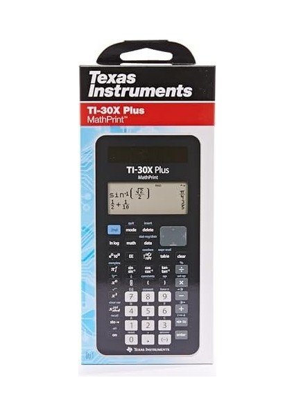 Instruments TI-30X Plus Mathprint Bilimsel Okul Hesap Makinesi (4 Satırlı)