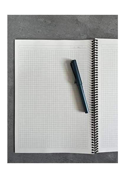 Tanıtım Kareli Spiralli Defter, A4 Boyut (21X29,7 Cm), 60 Yaprak, 90GR. Ivory Kağıt, Ofis Için Ideal, Planlayıcı (Kahverengi Kapak)