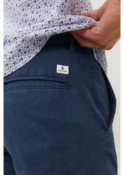 Jack Jones Erkek Koyu Lacivert Chino Şort 12182549 fiyatları