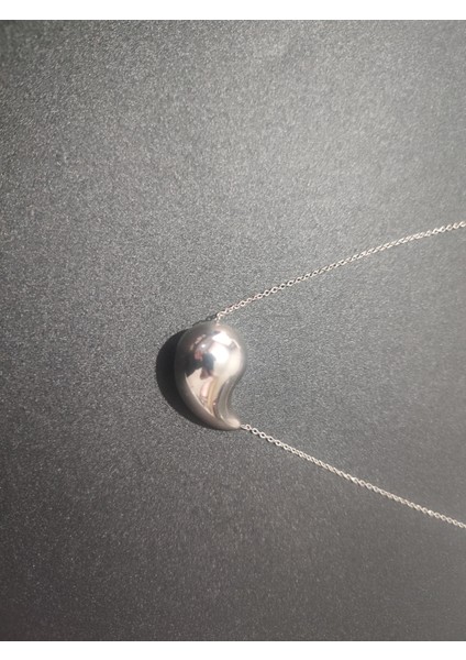 Damla Kolye Gümüş Renk