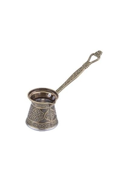 1 Zamak Döküm Kahve Cezvesi 1-2 Kişilik Yeşil Renk