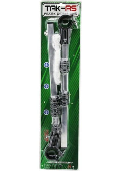 Kdroglu Plastik Kulplu Küpeşte Makaralı Katlanır Çamaşır Askısı New Desing 1109836