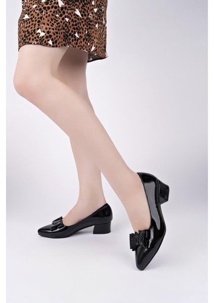 Hakiki Deri Kadın Topuklu Deri Ayakkabı TRC71-1085