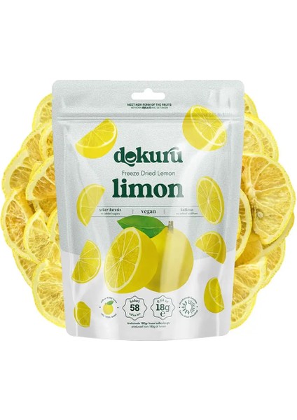 Dondurularak Kurutulmuş Limon 20 gr