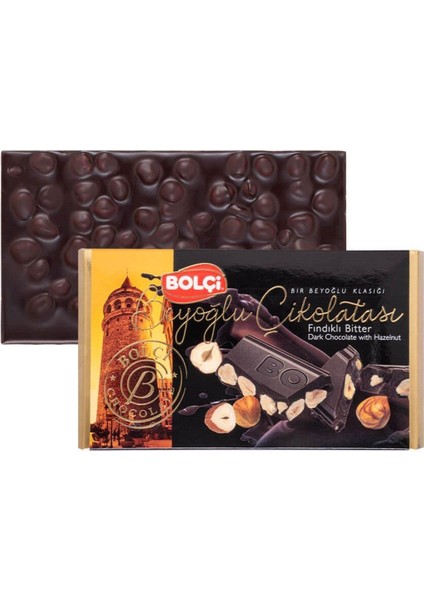 Beyoğlu Fındıklı Bitter Çikolata 60 gr