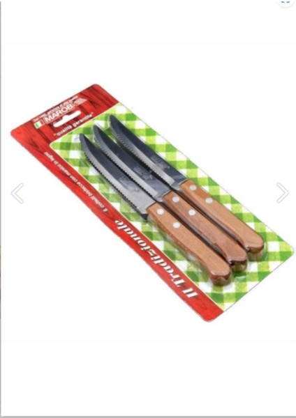 Steak Bıçak Ahşap / Tek Ebat