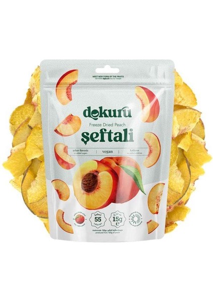 Dondurularak Kurutulmuş Şeftali 20 gr