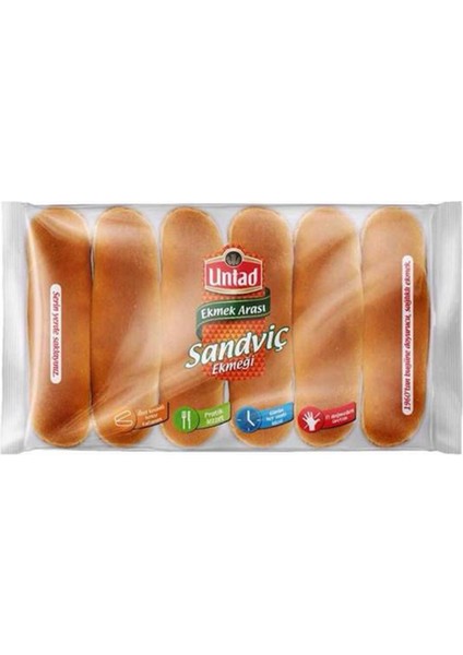 Sandviç Ekmeği 6'lı 390 gr