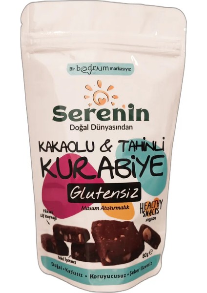 Glutensiz Kakaolu&tahinli Kurabiye 80 gr