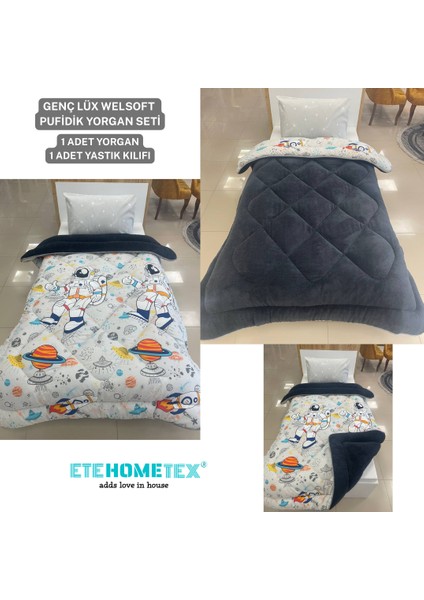 Ete Hometex Tek Kişilik Lüx Welsoft Yorgan
