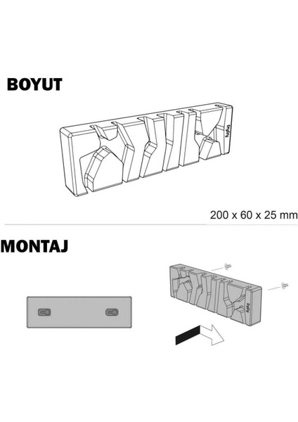 Tırmanma Temalı Plastik Anahtar Askısı Hem Fonksiyonel Hem Eğlenceli! fırsatları
