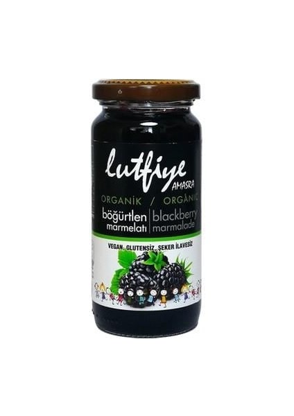 Lütfiye Organik Böğürtlen Marmelatı 280 gr