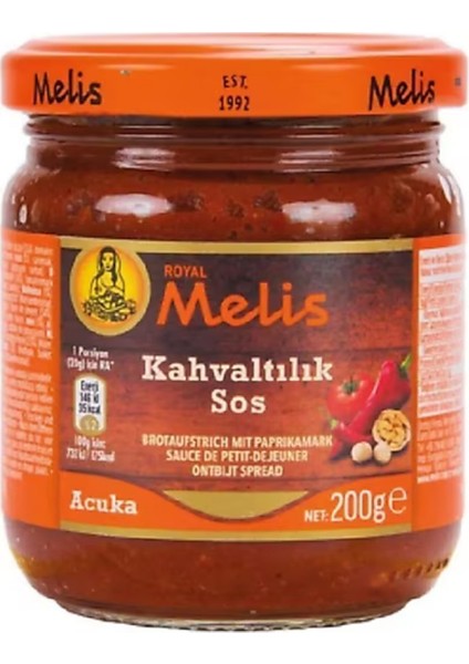 Kahvaltılık Sos Acuka 210 ml 200 gr