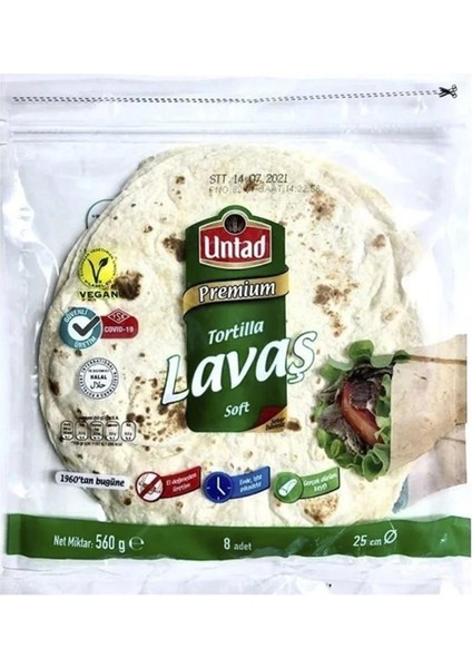 Premium Tortilla Lavaş 8 Adet 560 gr