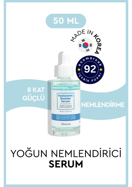 Hyaluronic Booster Serum 50ml - Yoğun Nemlendirici Serum