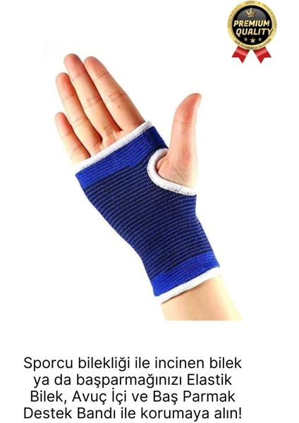Premium Elastik 1 Çift Fitness Voleybol Avuç Içi Baş Parmak Bilek Destek Bandı Sporcu El Bilekliği fiyatları